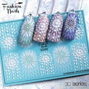 Fashion Nails, Слайдер дизайн 3D-69