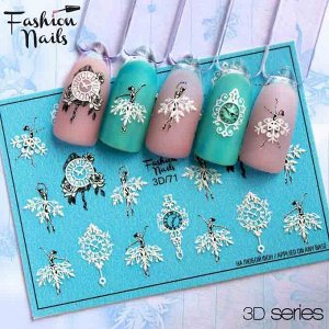 Fashion Nails, Слайдер дизайн 3D-71