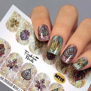 Fashion Nails, Слайдер дизайн Metallic-218