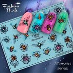 Fashion Nails, Слайдер дизайн 3Dcrystal-10