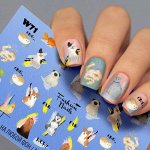 Fashion Nails, Слайдер дизайн White-71