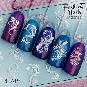 Fashion Nails, Слайдер дизайн 3D-48