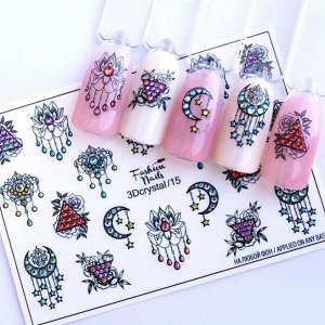 Fashion Nails, Слайдер дизайн 3Dcrystal-15