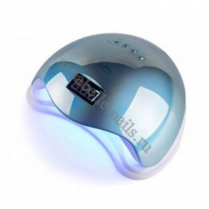 SUN5, UV/LED Лампа с дисплеем 48W, жемчужно-голубая