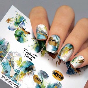 Fashion Nails, Слайдер дизайн Metallic-298