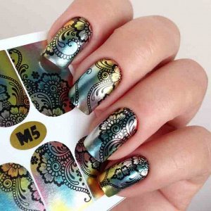 Fashion Nails, Слайдер дизайн Metallic-5