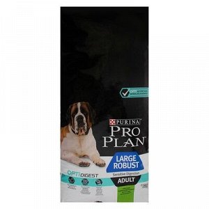Суxой корм PRO PLAN для собак крупныx пород/мощное тело, ягненок/рис, 14 кг