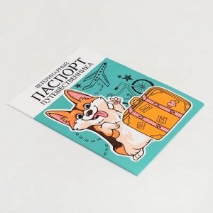 Обложка для ветеринарного паспорта собаки «Паспорт путешественника» и памятка