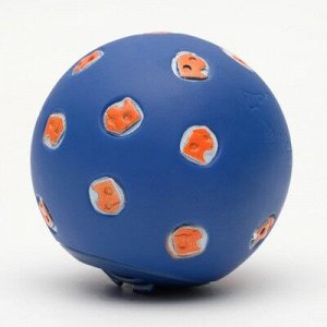 Игрушка-шар под лакомства "Мышка и сыр", 7,5 см