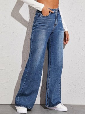 Широкие джинсы