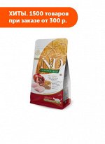 Farmina N&amp;D AG Adult Cat Chicken &amp; Pomegranate Neutered сухой низкозерновой корм для стерилизованных кошек и кастрированных котов Спельта/Овес/Курица/Гранат 1,5кг