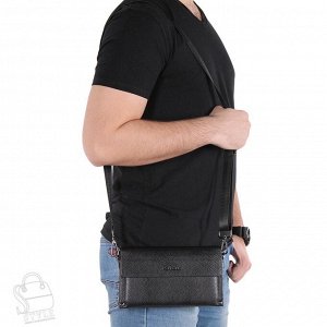 Клатч мужской кожаный 3410-3H black Heanbag