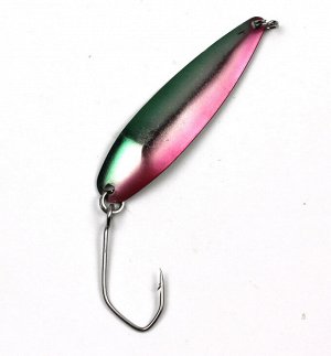 Блесна-колебалка JpFishing Salmon Trolling ST-120(7см, 4.2 гр, зелено-розовая, белая)