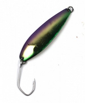 Блесна-колебалка JpFishing Salmon Trolling ST-219(7.5см, 5.6 гр, фиолетово-зеленая, желтая)