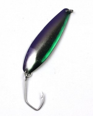 Блесна-колебалка JpFishing Salmon Trolling ST-220(7.5см, 5.6 гр, фиолетово-зеленая, белая)