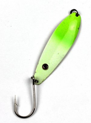 Блесна-колебалка Salmon Trolling ST-304G (7.5см, 5.6 гр, Lime/White Glow UV)