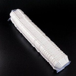 Капсулы для конфет белые квадратные 43*43 мм, h 24 мм, 1000 шт.