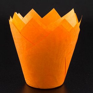 Форма-тюльпан оранжевая 80*50, 20 шт.