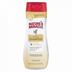 Nature's Miracle Шампунь Oatmeal Odor Control с овсяным молочком с контролем запаха, для собак, 947 мл