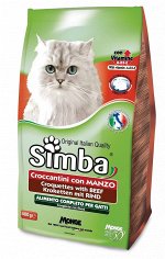 Simba Cat корм для кошек с говядиной 2 кг