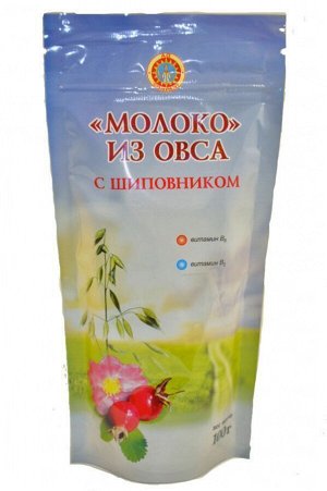 Молоко из овса с шиповником, cмесь порошкообразная, 100 г, ТМ "Florina", дой-пак