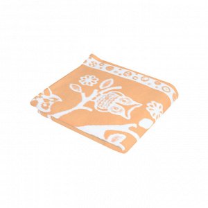 Байковое одеяло «совушки» 100×140
