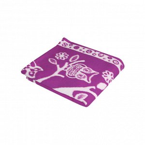 Байковое одеяло «совушки» 100×140