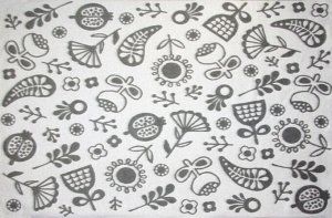 Байковое одеяло «цветики» 100×140