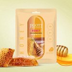 JIGOTT. Ампульная тканевая маска с экстрактом МЁДА, HONEY REAL AMPOULE MASK, 27 мл - 1
