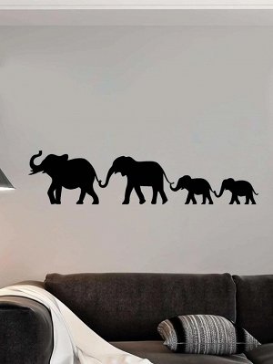 1 лист наклейка на стену с принтом слона