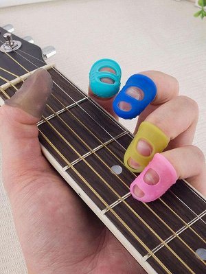 Гитарный протектор для пальцев случайного цвета 4шт