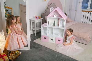 Детская 1 Кукольный домик &quot;Стефания&quot; (с обоями в 4 комнаты)