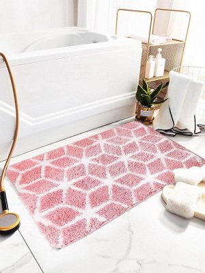 1шт Нескользящий коврик для ванной с геометрическим узором