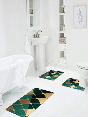 1шт коврик для ванной с геометрическим рисунком