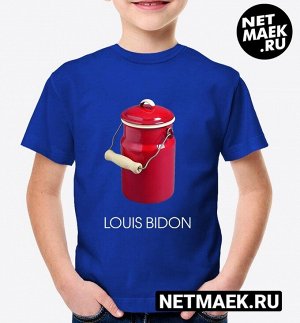 Детская Футболка LOUIS BIDON, цвет синий