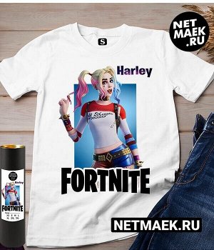 Футболка Fortnite Harley new, цвет белый