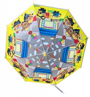 Зонт детский полуавтоматический d 80 см со свистком