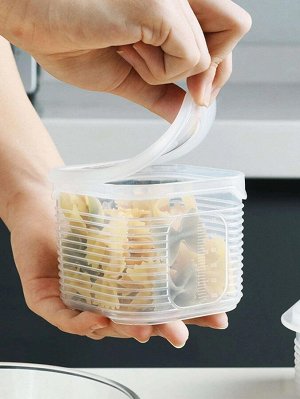 Прозрачный пищевой контейнер с крышкой 1шт