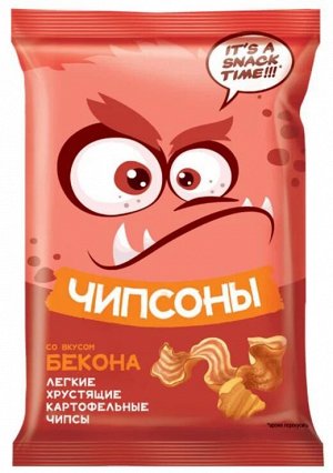 Чипсы Чипсоны 40г/28 бекон