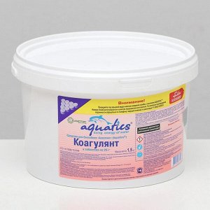 Коагулянт Aquatics в таблеткаx (25 г), 1,5 кг