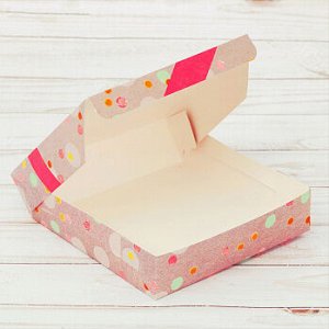 Коробка для печенья «Только для тебя», (Бант с лентой) 14*3,5 см