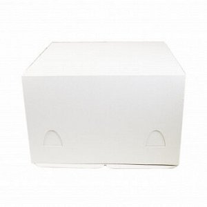 Коробка для торта картонная 28*28*14 см, мягкая