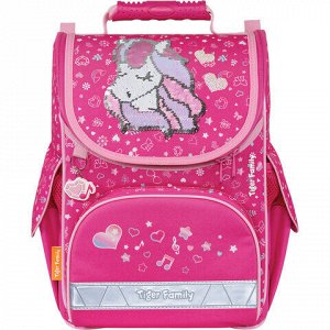 Ранец TIGER FAMILY для начальной школы, Nature Quest, "Musical Pony" (Pink), 35х31х19 см, 270208