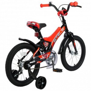Велосипед 16" Stels Jet, Z010, цвет чёрный/оранжевый