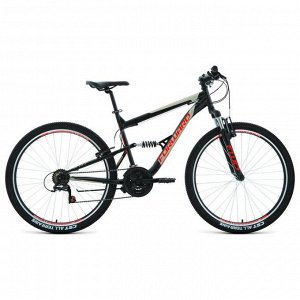 Велосипед 27,5" Forward Raptor 1.0, цвет черный/красный, размер 16"