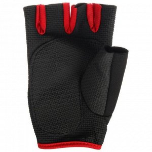 Перчатки для фитнеса ONLITOP, размер L, неопрен, цвет чёрный/розовый