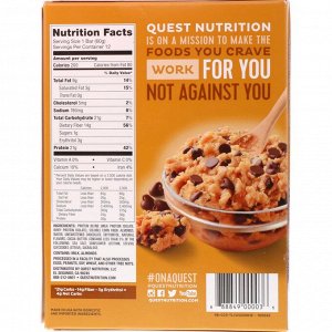 Quest Nutrition, Протеиновый батончик, шоколадная крошка, песочное тесто, 12 штук, 2,12 унц. (60 г) каждый