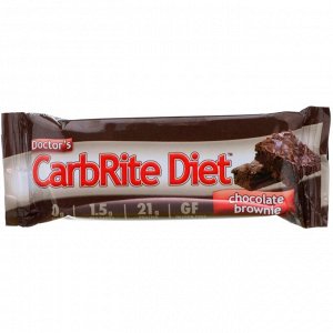 Universal Nutrition, Батончики Doctor's CarbRite Diet, шоколадный брауни, 12 батончиков по 56,7 г (2 унции)