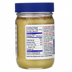 Really Raw Honey, Мед, 453 г (1 фунт)