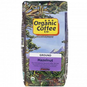Organic Coffee Co., Лесной орех, молотый, 340 г (12 унций)